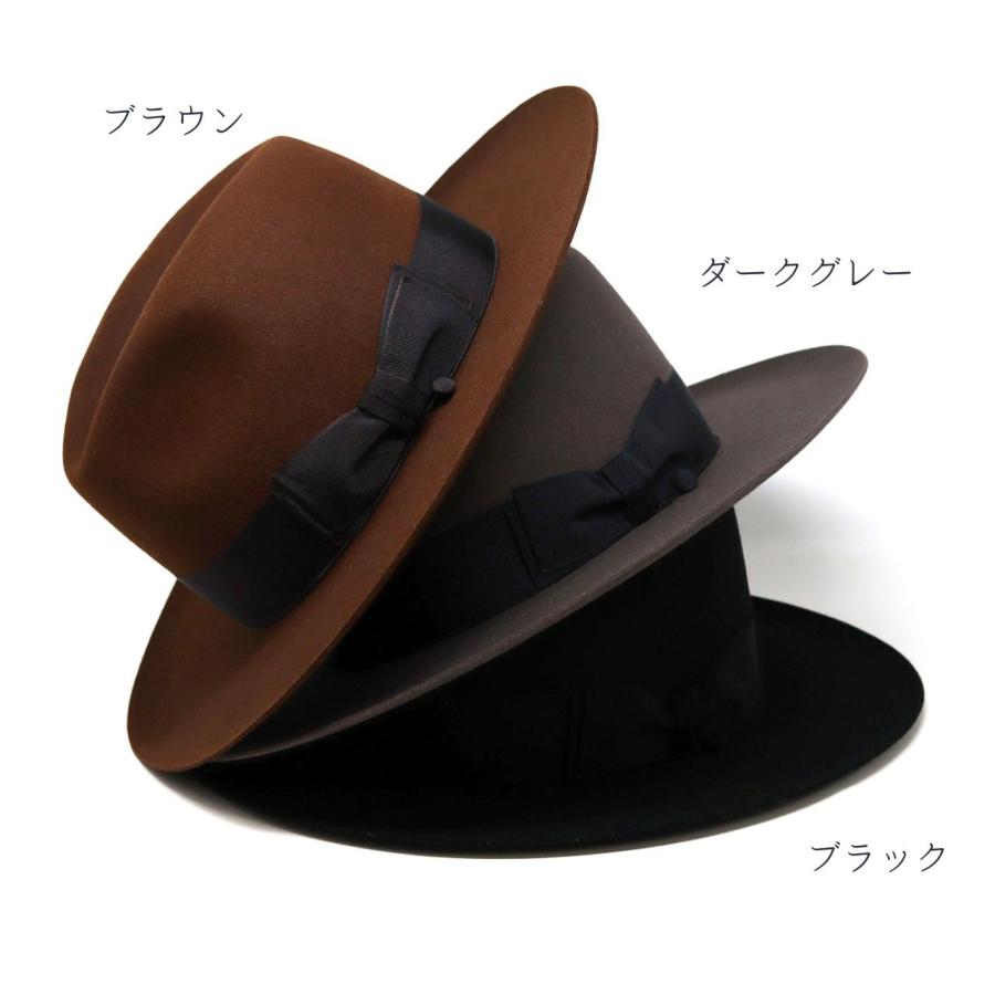 STETSON（ステットソン） Manhattan ワイドブリムハット フェドラ 帽子