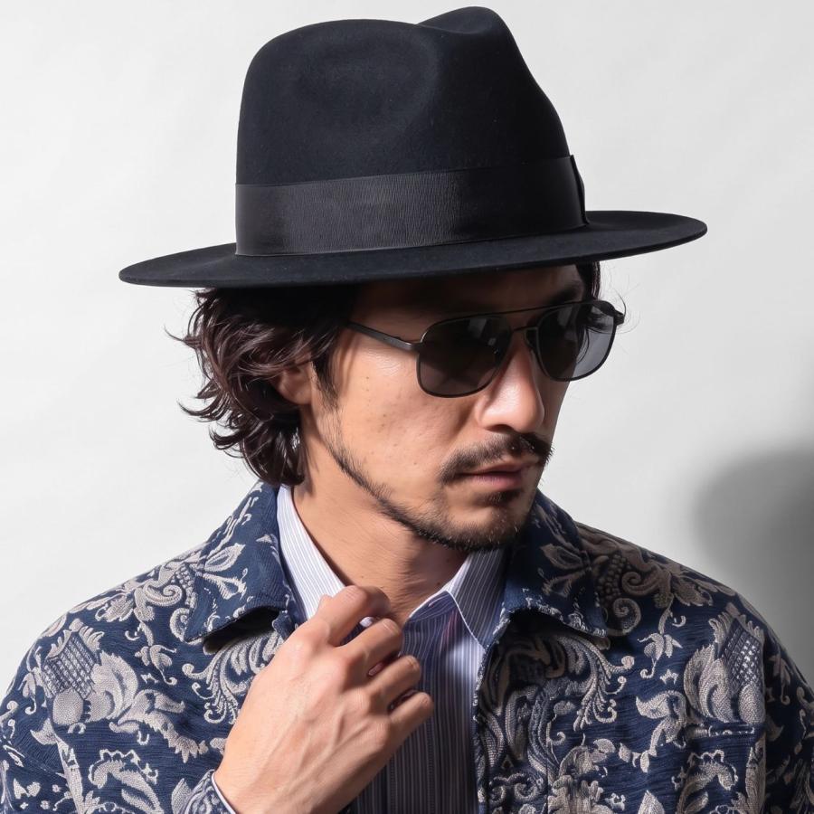 STETSON（ステットソン） ハット 帽子 フェルト つば広 マンハッタン