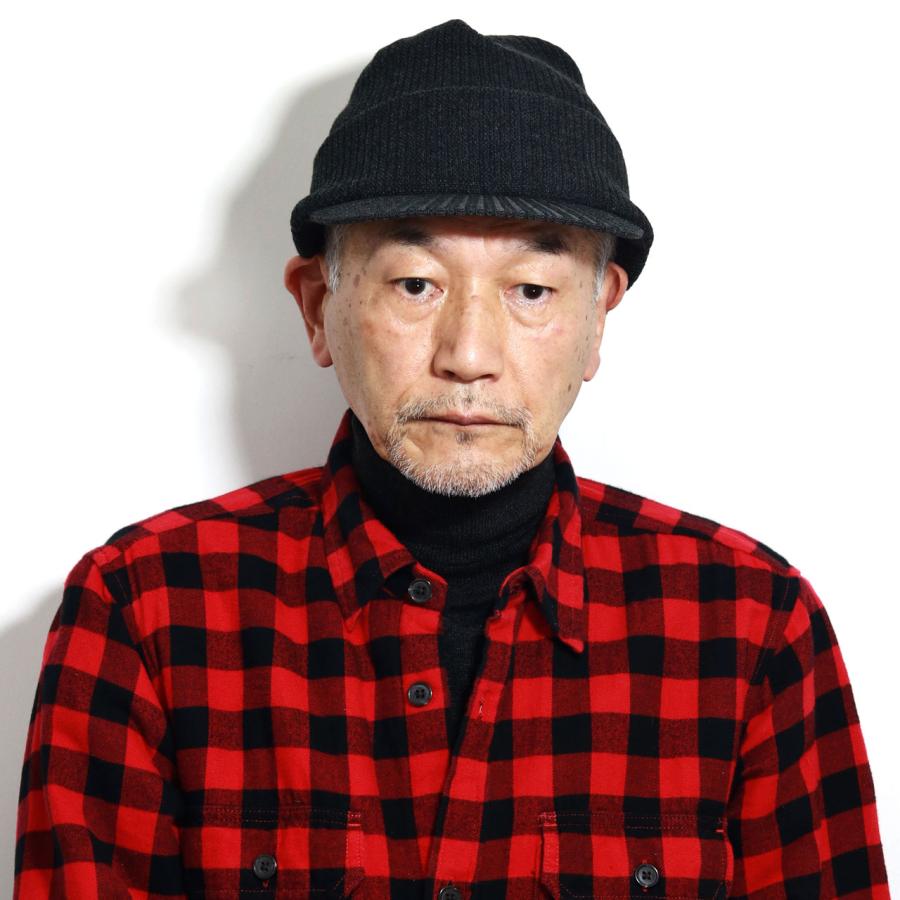 STETSON ニットキャップ メンズ ニット帽 つば付き 冬 帽子