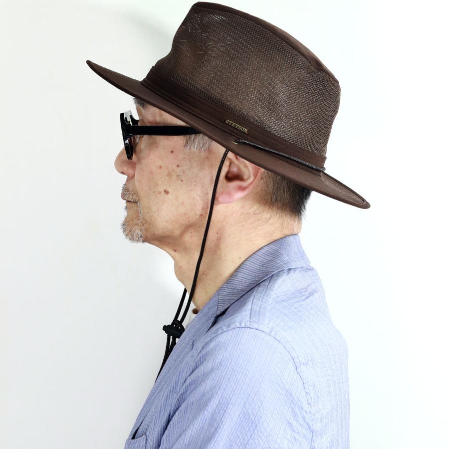 STETSON（ステットソン） 撥水 メッシュハット メンズ ナイロン ハット