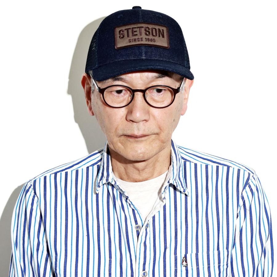 STETSON（ステットソン） メッシュキャップ 深め ヒッコリーデニム