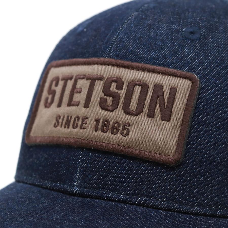 メッシュキャップ 深め ヒッコリーデニム stetson キャップ メンズ つば長キャップ アメカジ メンズ 50代 帽子 メンズ キャップ ステットソン 紳士 帽子 60代｜elehelm-hatstore｜07