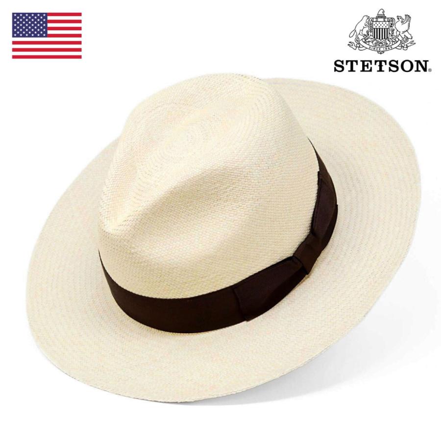 STETSON（ステットソン） メンズ パナマハット ナチュラル 帽子 パナマ