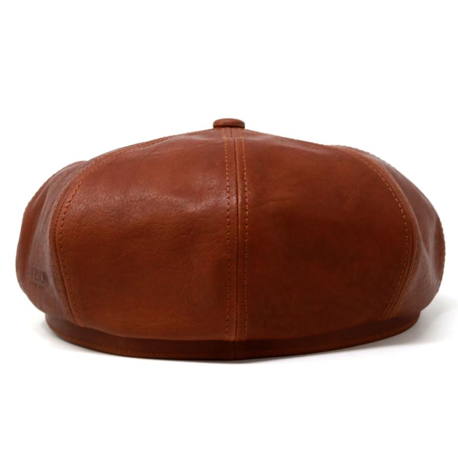 【SALE】牛本革　レザーキャスケット　M〜LLサイズ SALE】牛本革 レザーキャスケット M〜LLサイズ STETSON（ステットソン