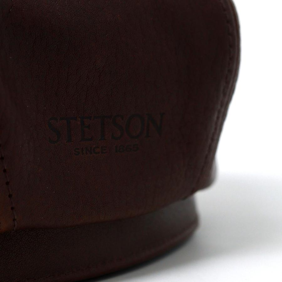 STETSON（ステットソン） キャスケット レザー 高級 紳士帽 本革 日本