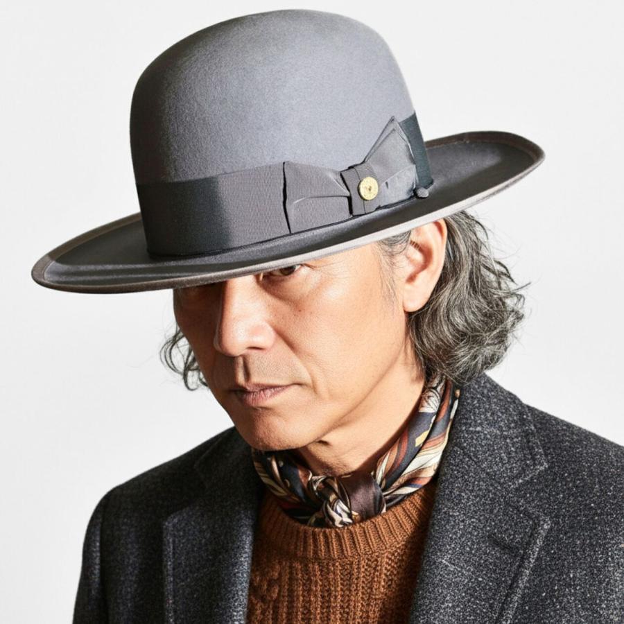 STETSON（ステットソン） オープンクラウン ハット メンズ フェルト