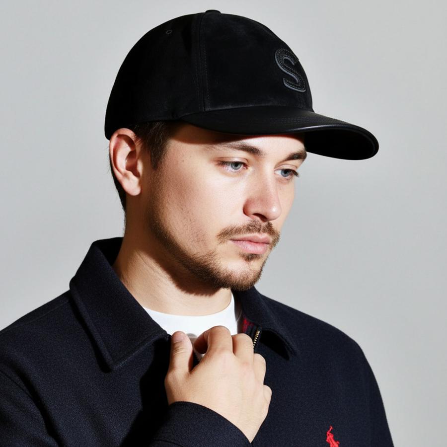 STETSON（ステットソン） レザーキャップ メンズ 豚革 キャップ 牛革