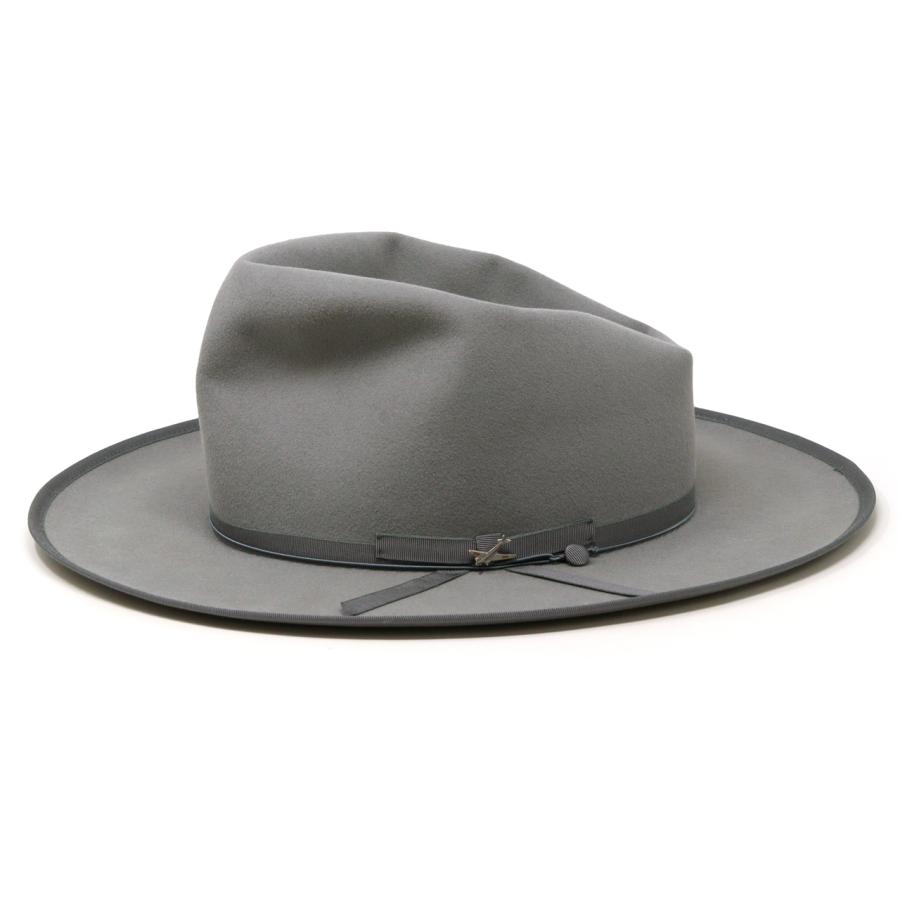 STETSON フェルトハット オープンクラウン ストラトライナー 160周年記念 フェルトハット 日本製 メンズ 高級 帽子 グレーの画像