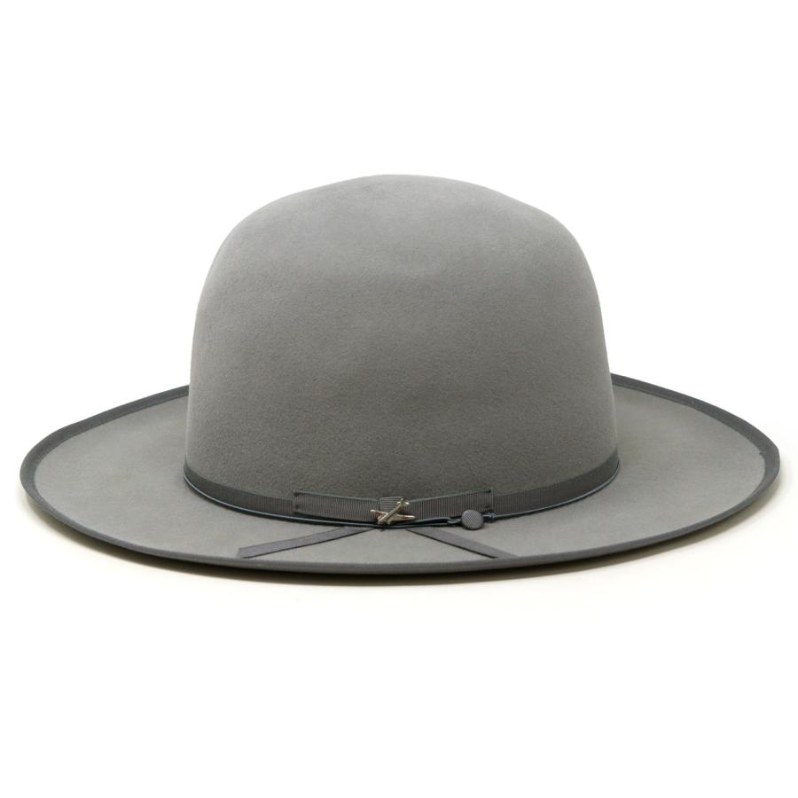 STETSON フェルトハット オープンクラウン ストラトライナー 160周年記念 フェルトハット 日本製 メンズ 高級 帽子 グレーの画像