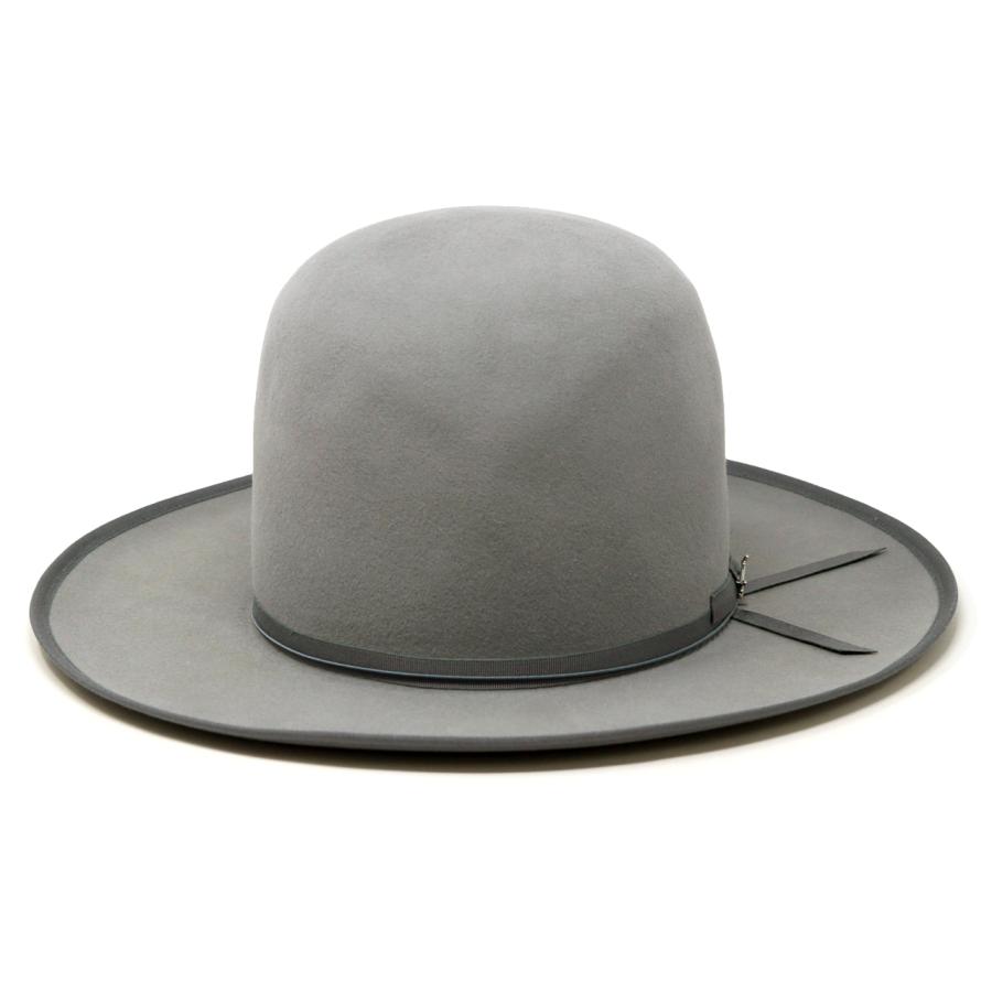 STETSON フェルトハット オープンクラウン ストラトライナー 160周年記念 フェルトハット 日本製 メンズ 高級 帽子 グレーの画像