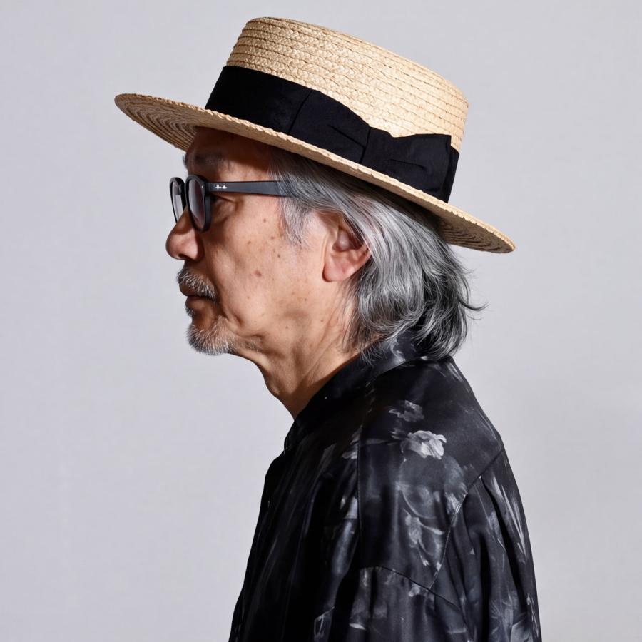 STETSON（ステットソン） カンカン帽 メンズ ラフィア 麦わら帽子