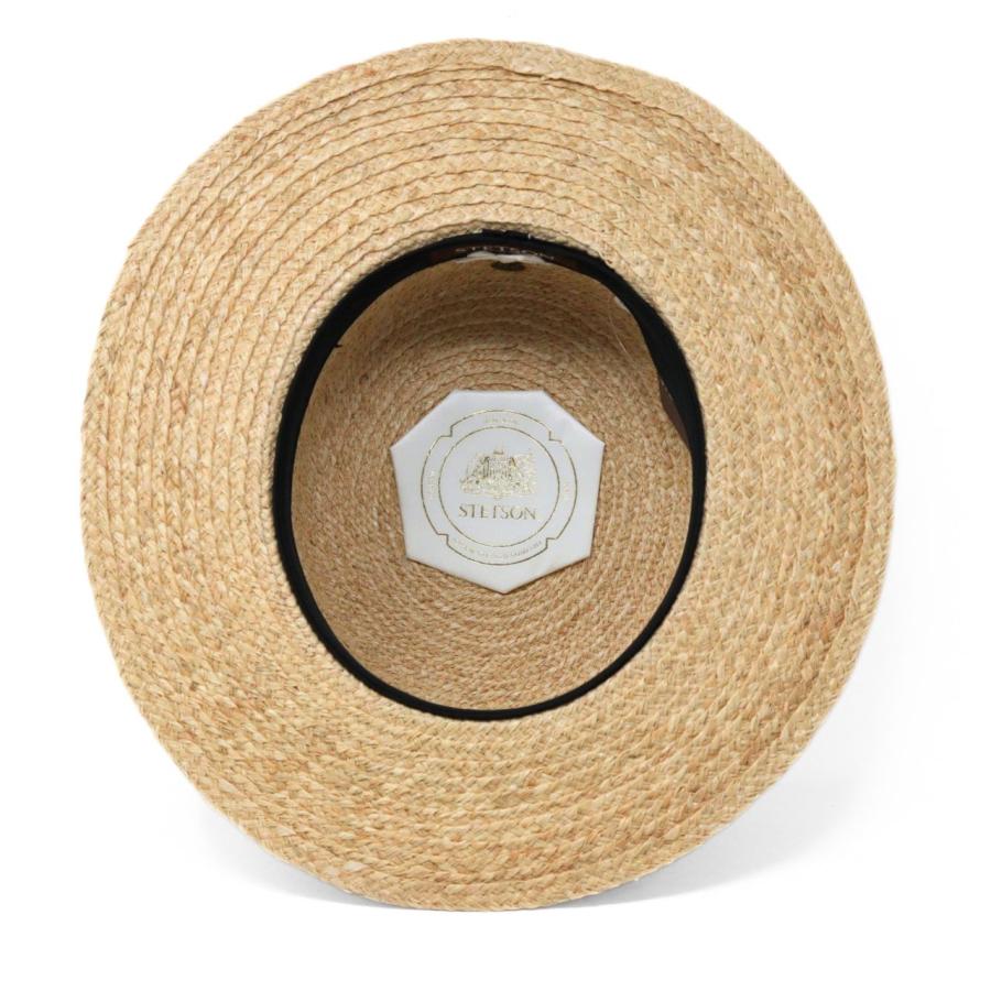 STETSON（ステットソン） カンカン帽 メンズ ラフィア 麦わら帽子