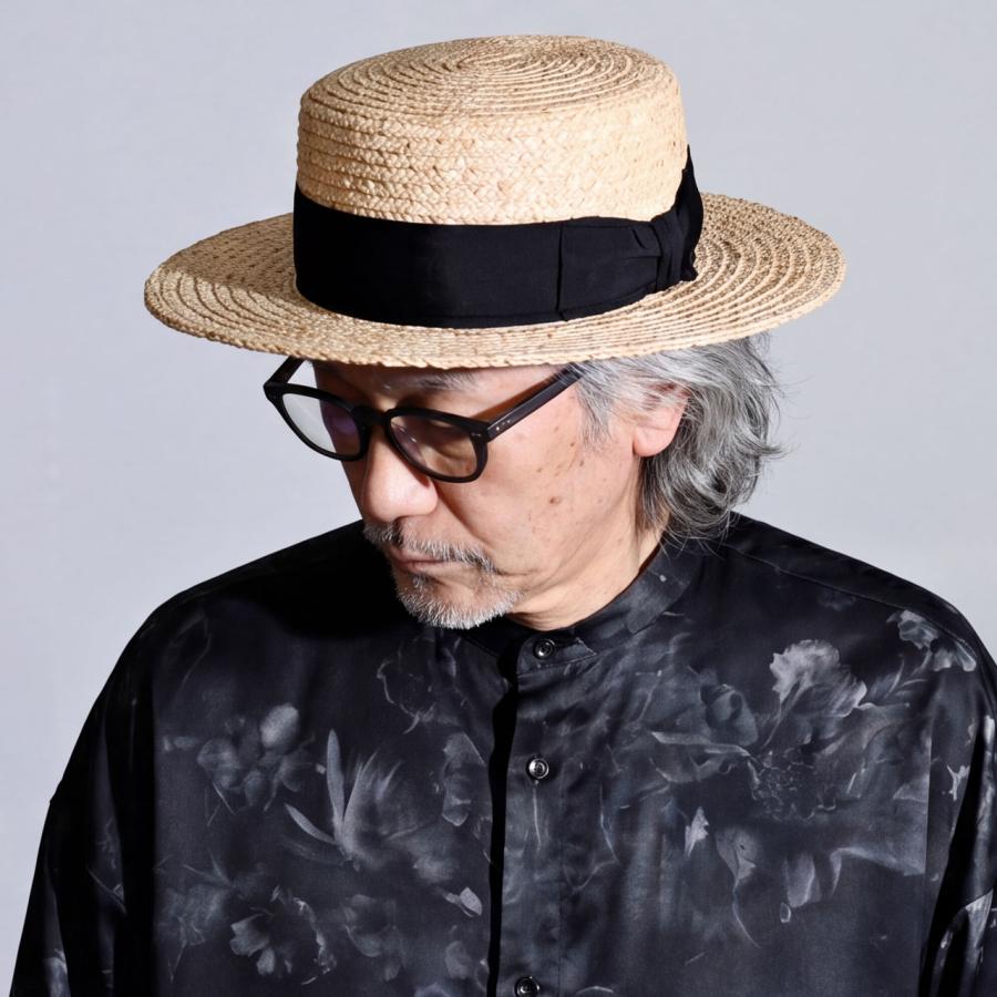 STETSON（ステットソン） カンカン帽 メンズ ラフィア 麦わら帽子