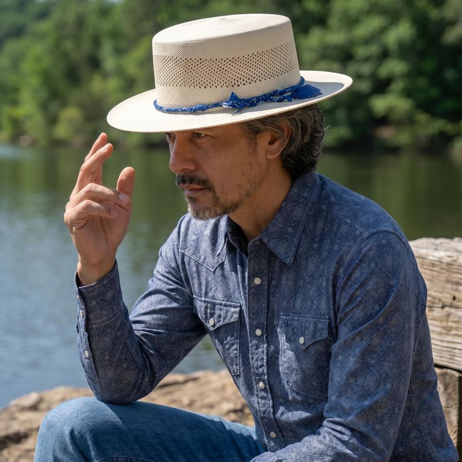STETSON（ステットソン） パナマハット メンズ ボーターハット