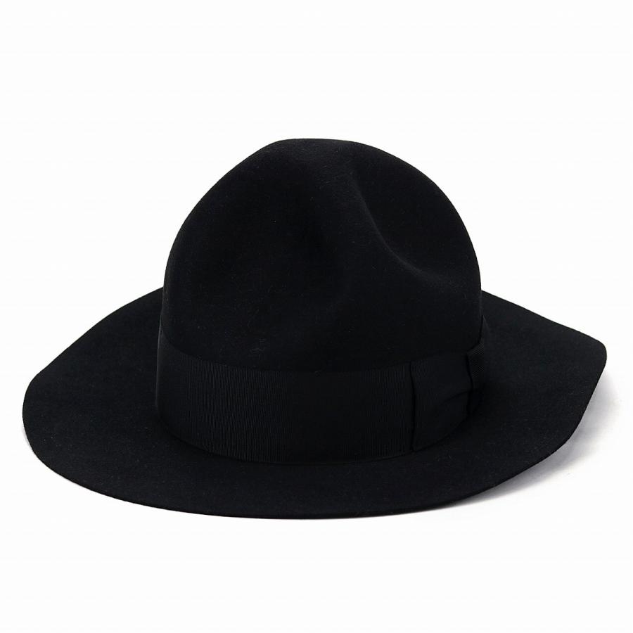 stetson ステットソン ファー フェルト 黒 高級 STETSON（ステットソン） ファーフェルト 高級 オープンクラウン