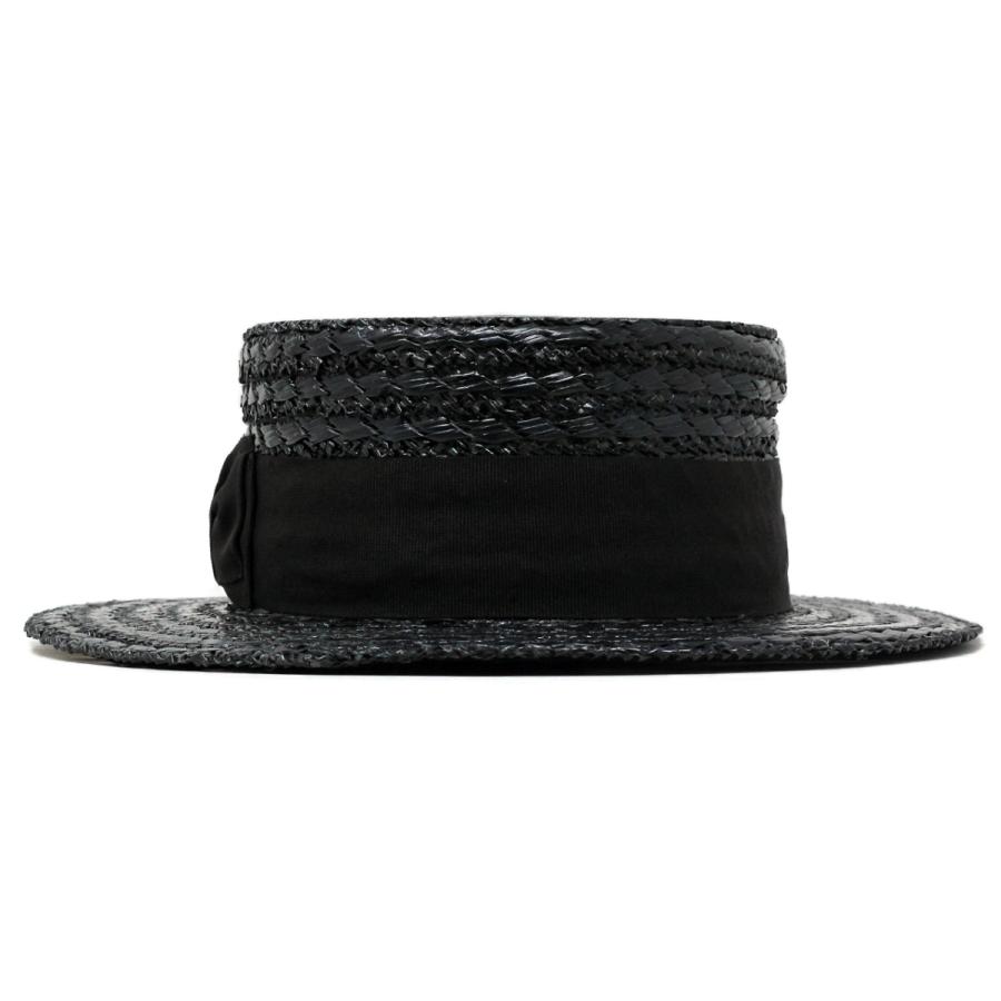 STETSON ブランド ハット カンカン帽 ボーターハット 麦 硬い