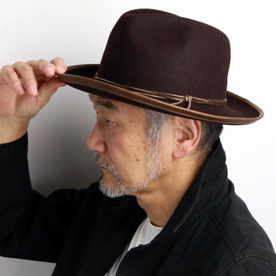 ステットソン メンズ ワイドブリム ダスティー フェルトハット 西部劇 帽子 Stetson ジャパンメイド 日本製 ブラウン 茶 Sh5 061 Elehelm帽子通販専門店 通販 Yahoo ショッピング