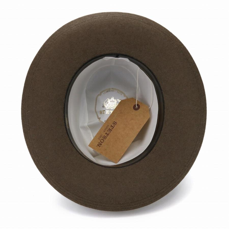 STETSON ファーフェルト ハット 帽子 高級 オープンクラウン STETSON ファーフェルト ハット 帽子 高級 オープンクラウン