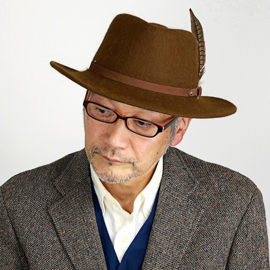 STETSON ウールフェルトハット 61cm オリーブグリーン STETSON ウールフェルトハット 61cm オリーブグリーン