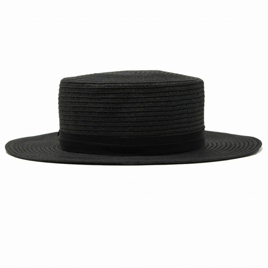 ブレード広円 春 夏 麦わら帽子 レディース つば広 カンカン帽