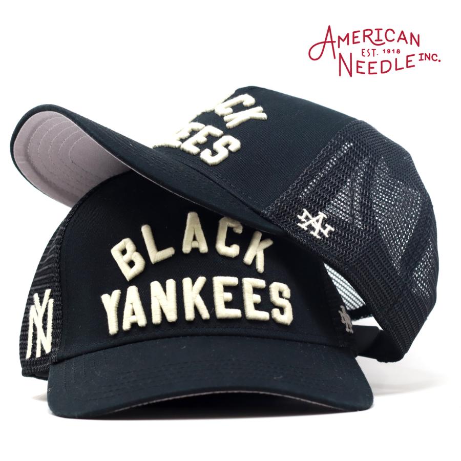 アメリカンニードルブラック・ヤンキース キャップ メッシュ AMERICAN needle NEEDLE【アメリカンニードル】New York Black