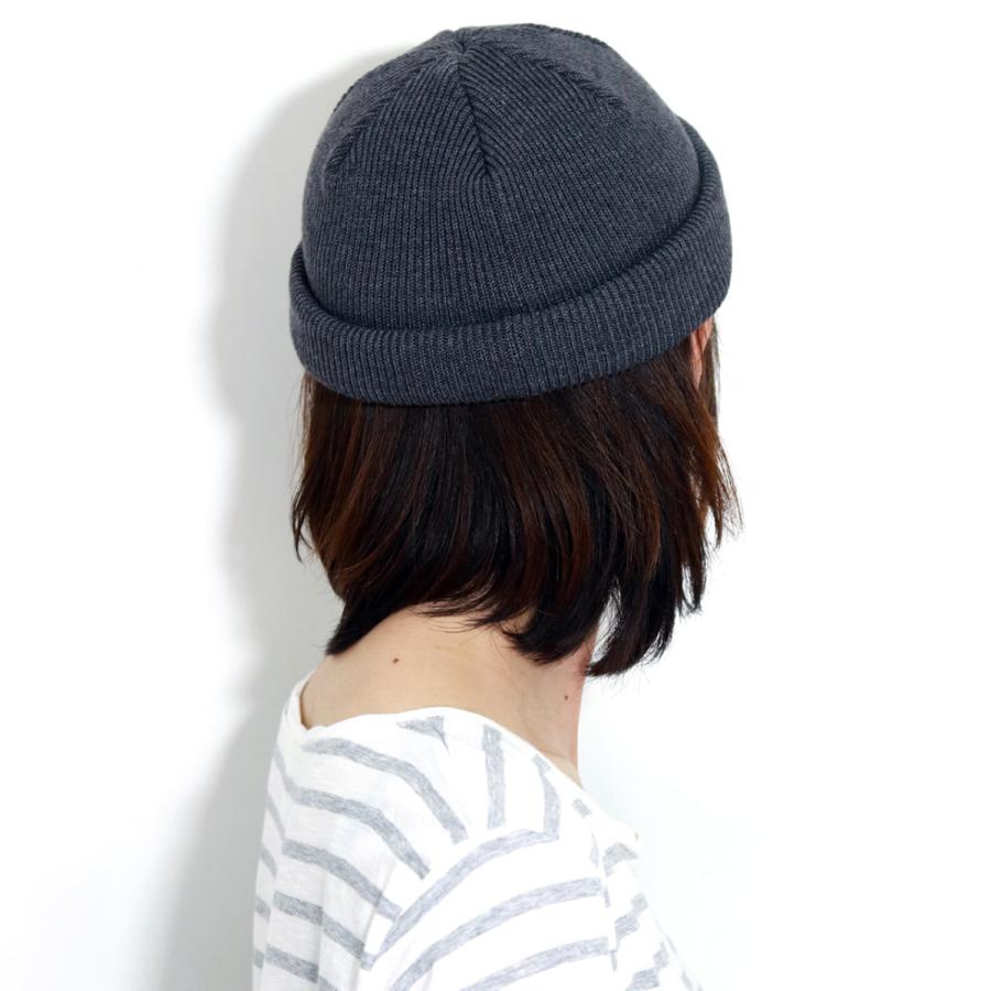 ニット帽 春 秋 冬 フィッシャーマン ロールキャップ 長さを調整