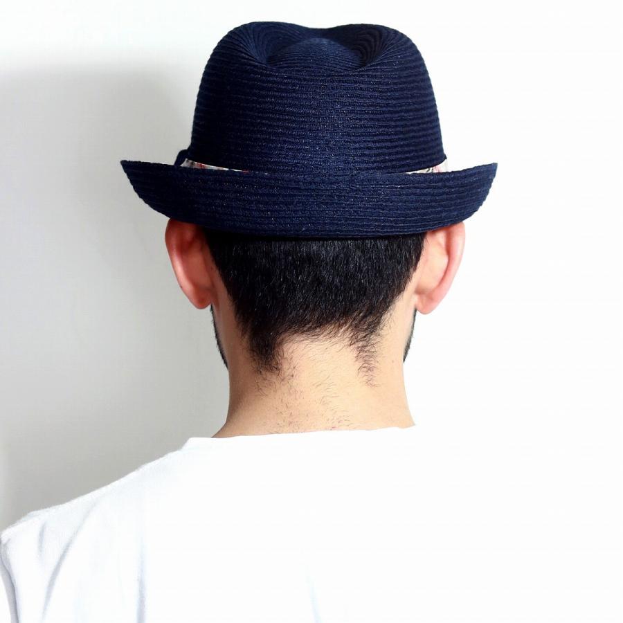 麦わら帽 ストローハット メンズ アロハ柄 レディース 中折れ 春 夏