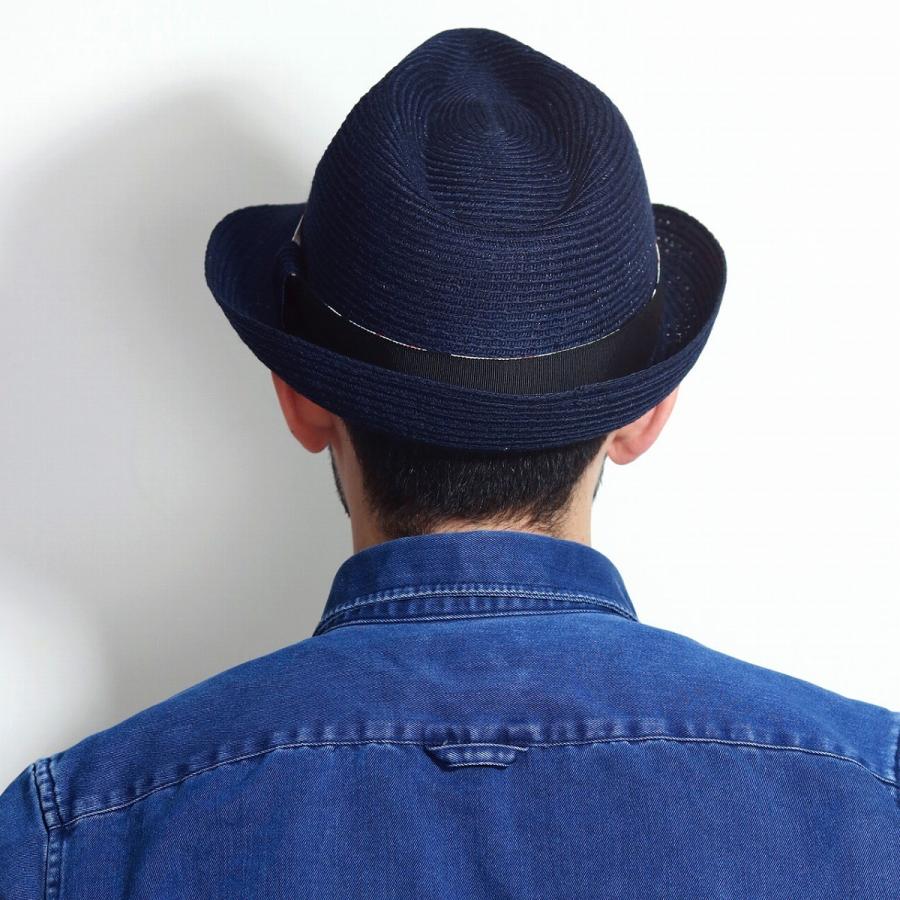 麦わら帽 ストローハット メンズ アロハ柄 レディース 中折れ 春 夏