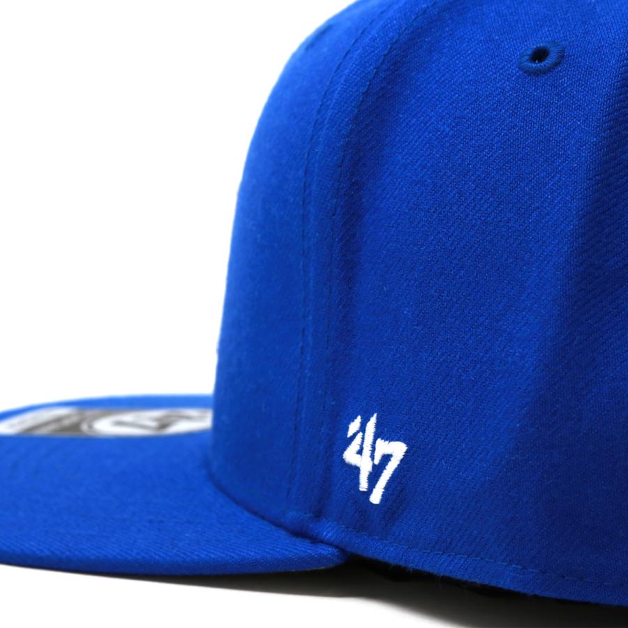 47 キャップ 47brand  フォーティーセブン フラットバイザー ブランド キャップ Yankees Sure Shot ‘47 CAPTAIN Sonic Blue ソニックブルー｜elehelm-hatstore｜05