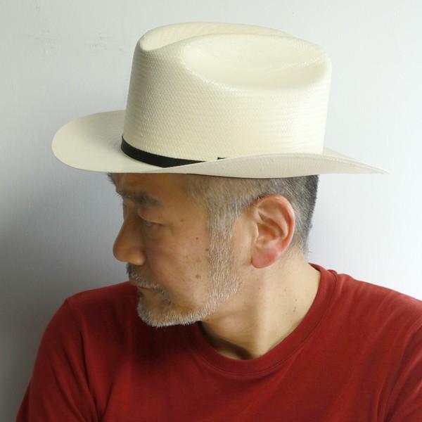 STETSON カウボーイハット ホワイト ビンテージ-40's○DEADSTOCK箱付きSTETSON 3Xフェルトカウボーイ