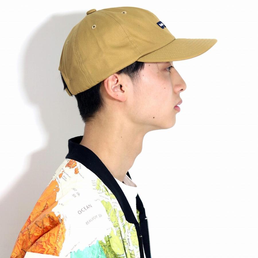 メンズ シンプル ストリート ロゴキャップ ベージュ キャップ 帽子