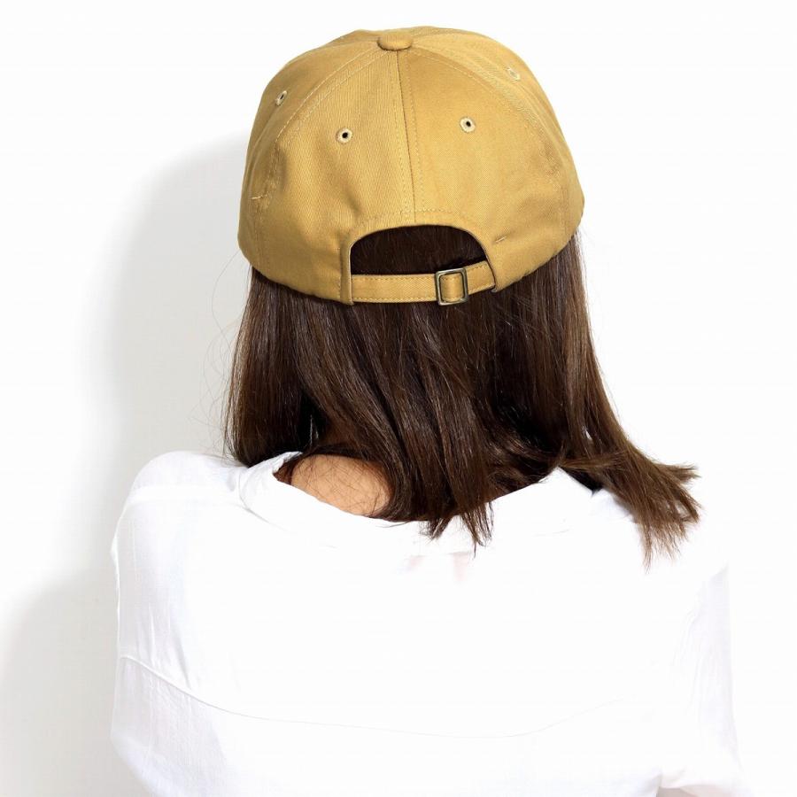 メンズ シンプル ストリート ロゴキャップ ベージュ キャップ