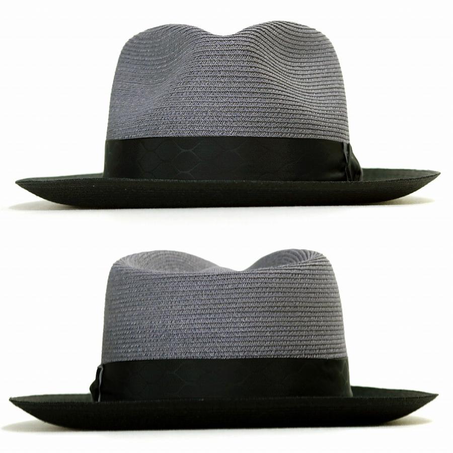 ヘンプ ハット メンズ ステットソン 中折れハット 麻 ブレード STETSON アメリカ製 ブランド 帽子 Park Ave ブルー｜elehelm-hatstore｜03