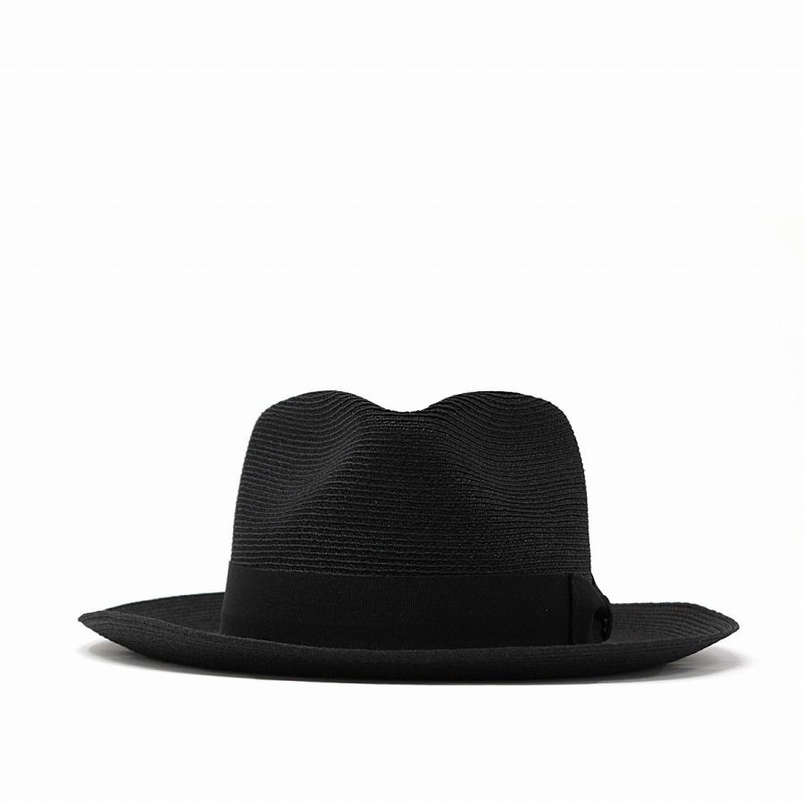 STETSON 春 夏 ストローハット ワイドブリム リボン 麦わら帽子