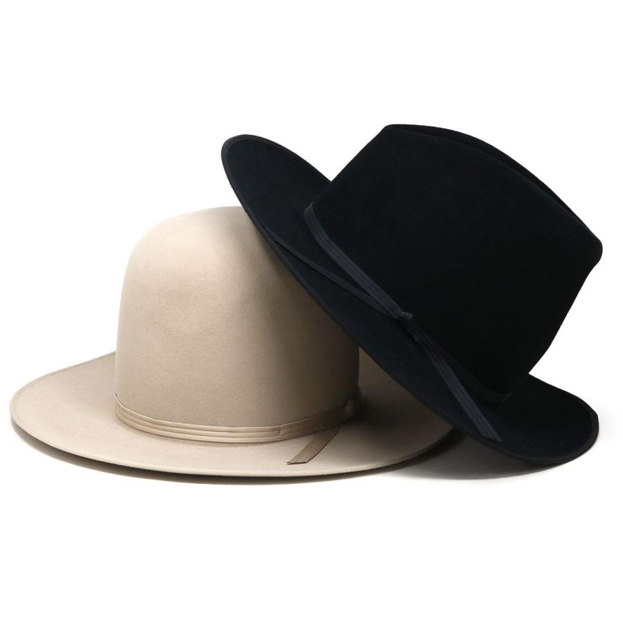 vintage hat ステットソン STETSON】1950s ステットソン 3X オープンロード・グレー (59.5