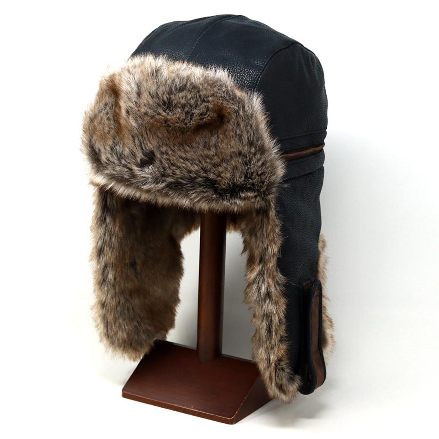 STETSON（ステットソン） レザー フライトキャップ 牛革 リアルレザー