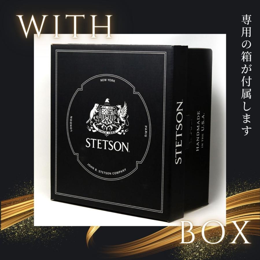 STETSON ラビットファー フェルトハット メンズ ステットソン オープンクラウン 日本限定 復刻モデル 高級 ライトベージュ アメリカ製 プレミアム 中折れ帽の画像