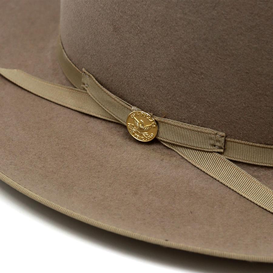 ステットソン フェルトハット STETSON 中折れ帽 オープンロード ラビットファー 160周年 限定モデル オープンクラウン 復刻1940s アメリカ製 メンズ 高級の画像