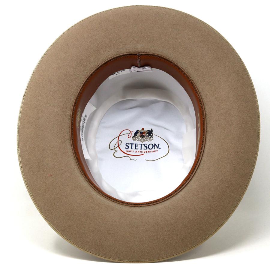 STETSON フェルトハット クリーム色 STETSON（ステットソン） フェルトハット 中折れ帽 オープンロード