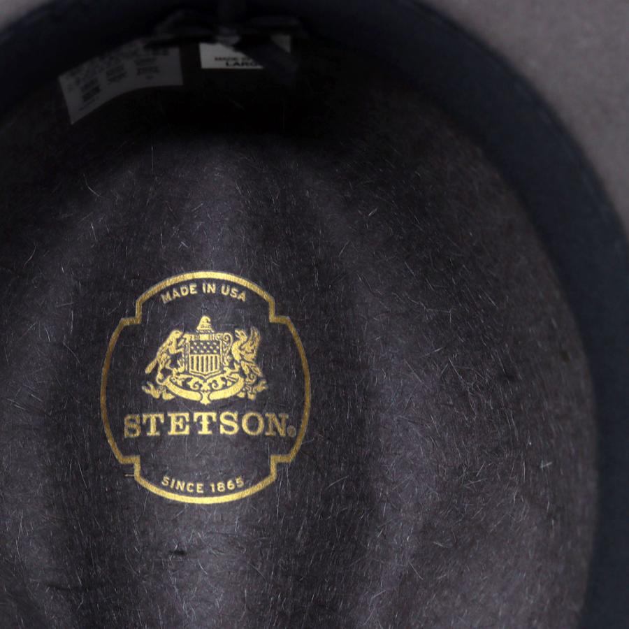未使用 ロイヤル ステットソン ウール レザー ハット 57 グレー ステットソン ヴィンテージ フェドラ ハット【Royal Stetson】【Late