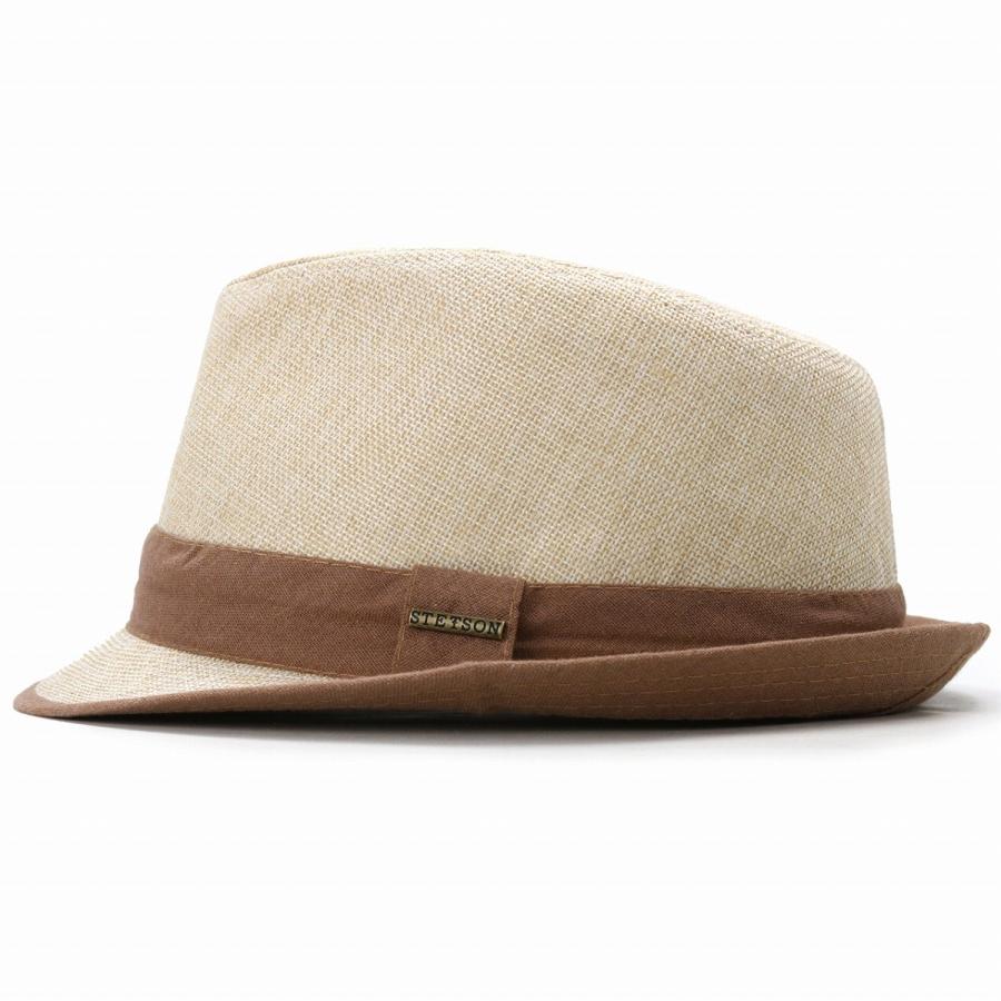 極美品✨STETSON ステットソン 中折れハット ブラウン 7 3/8 STETSON（ステットソン） 中折れハット 秋 冬 ワイドブリム ゴート
