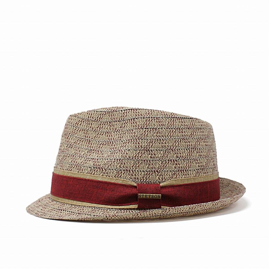 STETSON（ステットソン） ストローハット 中折れハット 麦わら 春 夏