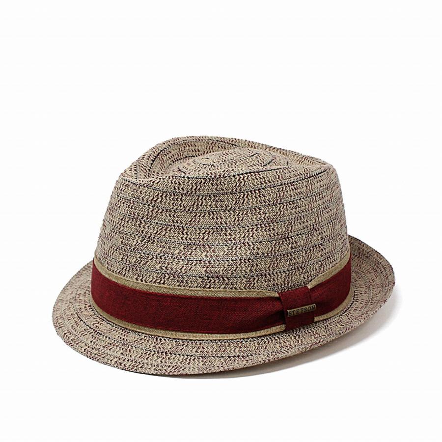 STETSON（ステットソン） ストローハット 中折れハット 麦わら 春 夏