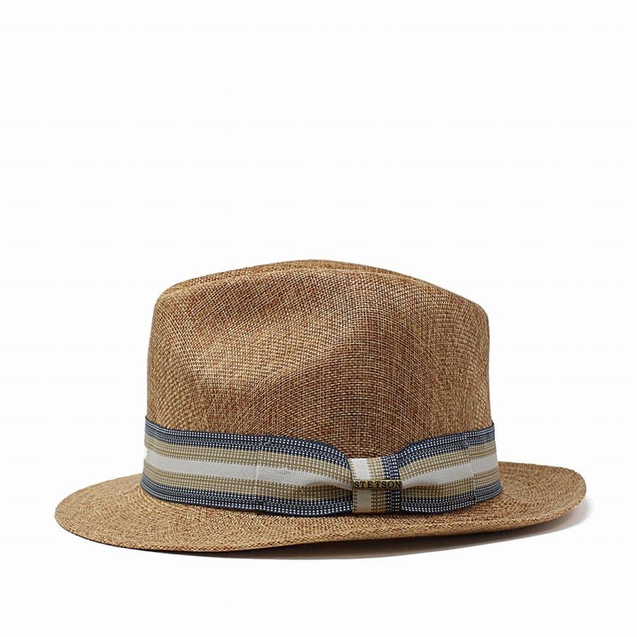 【定価35200円】新品 STETSON×DRESS HIPPY ハット STETSON（ステットソン） 中折れハット 春 夏 リボン 帽子 麦わら帽子