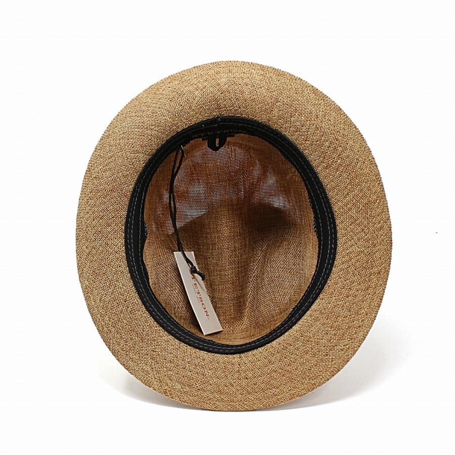 STETSON（ステットソン） 中折れハット 春 夏 リボン 帽子 麦わら帽子