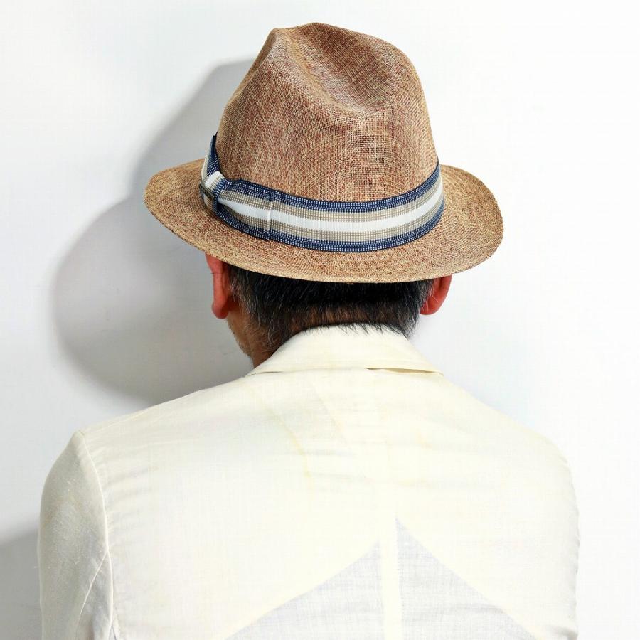 STETSON（ステットソン） 中折れハット 春 夏 リボン 帽子 麦わら帽子