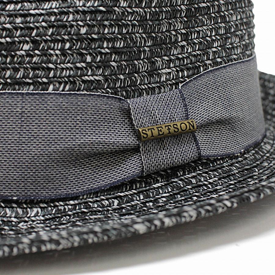 STETSON 春 夏 中折れハット 帽子 麦わら帽子 ストローハット