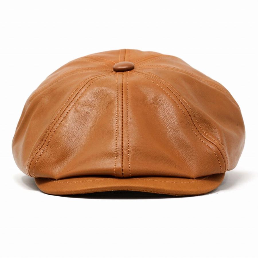 STETSON レザーハンチング 秋 冬 八方ハンチング ゴートレザー STETSON レザーハンチング 秋 冬 八方ハンチング ゴートレザー