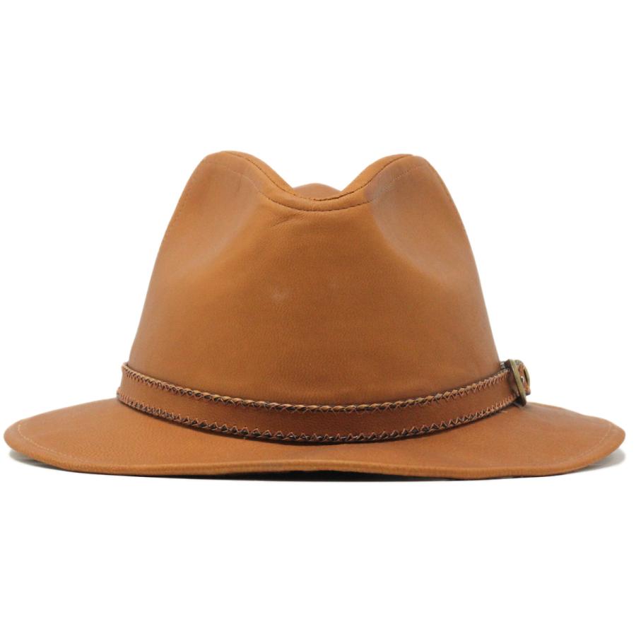 STETSON 中折れハット 秋 冬 ワイドブリム ゴートレザー 山羊革