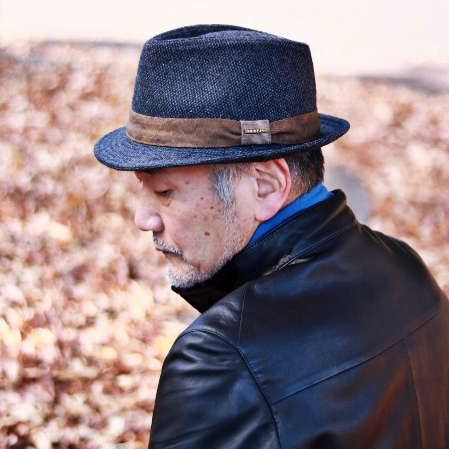 売れ筋 秋 冬 Stetson 中折れハット チェック柄 クラシカル ステットソン ハット 帽子 メンズ レディース グレー 50 Off Iniciatupyme Cl